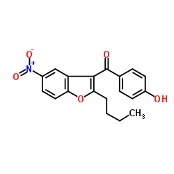 (2-Butyl-5-nitrobenzofuran-3-yl)(4-hydroxyphenyl)methanone_141645-16-1