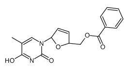 [(2S,5R)-5-(5-methyl-2,4-dioxopyrimidin-1-yl)-2,5-dihydrofuran-2-yl]methyl benzoate_122567-97-9