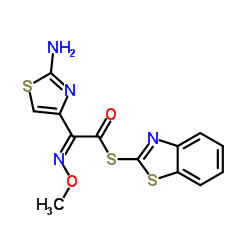 S-2-Benzothiazolyl 2-amino-alpha-(methoxyimino)-4-thiazolethiolacetate_80756-85-0