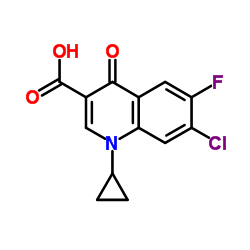 7-Chloro-1-cyclopropyl-6-fluoro-1,4-dihydro-4-oxoquinoline-3-carboxylic Acid_86393-33-1
