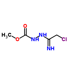 Methyl 2-(2-chloro-1-iminoethyl)hydrazinecarboxylate_155742-64-6