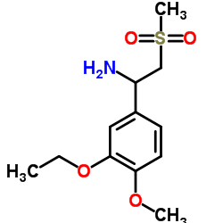 2-(3-ethoxy-4-methoxyphenyl)-1-(methylsulfonyl)eth-2-ylamine_253168-94-4