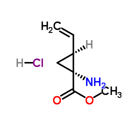 methyl (1R,2S)-1-amino-2-ethenylcyclopropane-1-carboxylate,hydrochloride_259214-58-9