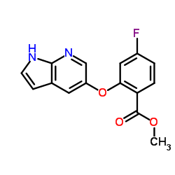Methyl 2-(1H-pyrrolo[2,3-b]pyridin-5-yloxy)-4-fluorobenzoate_1235865-75-4