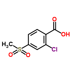 2-Chloro-4-(Methylsulfonyl)Benzoic Acid_53250-83-2