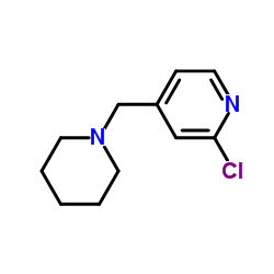 2-chloro-4-(piperidin-1-ylmethyl)pyridine_146270-01-1