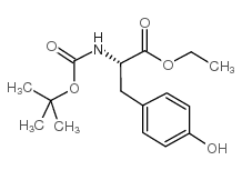 ethyl (2S)-3-(4-hydroxyphenyl)-2-[(2-methylpropan-2-yl)oxycarbonylamino]propanoate_72594-77-5