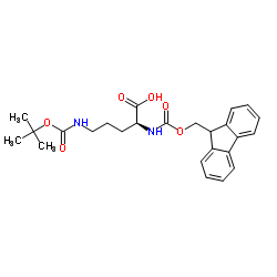(2S)-2-(9H-fluoren-9-ylmethoxycarbonylamino)-5-[(2-methylpropan-2-yl)oxycarbonylamino]pentanoic acid_109425-55-0