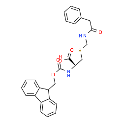 (2S)-2-(9H-fluoren-9-ylmethoxycarbonylamino)-3-[[(2-phenylacetyl)amino]methylsulfanyl]propanoic acid_159680-21-4