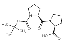 (2S)-1-[(2S)-1-[(2-methylpropan-2-yl)oxycarbonyl]pyrrolidine-2-carbonyl]pyrrolidine-2-carboxylic acid_15401-08-8