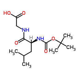 2-[[(2S)-4-methyl-2-[(2-methylpropan-2-yl)oxycarbonylamino]pentanoyl]amino]acetic acid_32991-17-6