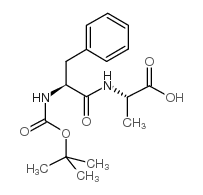 (2S)-2-[[(2S)-2-[(2-methylpropan-2-yl)oxycarbonylamino]-3-phenylpropanoyl]amino]propanoic acid_55677-48-0