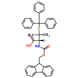 (2R)-2-(9H-fluoren-9-ylmethoxycarbonylamino)-3-methyl-3-tritylsulfanylbutanoic acid_201531-88-6