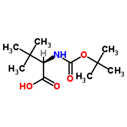 (2R)-3,3-dimethyl-2-[(2-methylpropan-2-yl)oxycarbonylamino]butanoic acid_124655-17-0
