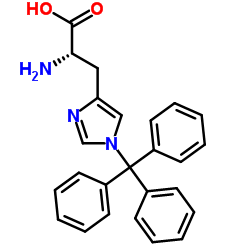 (2S)-2-amino-3-(1-tritylimidazol-4-yl)propanoic acid_35146-32-8
