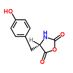 (S)-4-(4-hydroxy-benzyl)-oxazolidine-2,5-dione_3415-08-5