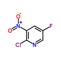 2-Chloro-5-fluoro-3-nitropyridine_136888-21-6