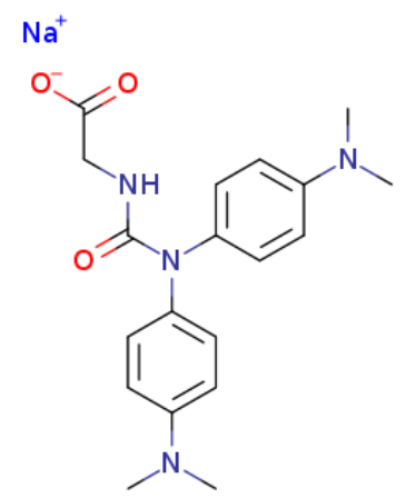 Sodium 2-(3,3-bis(4-(dimethylamino)phenyl)ureido)acetate_115871-19-7