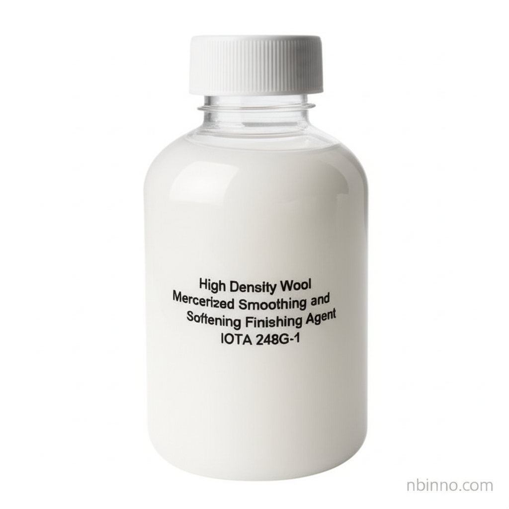 High Density Wool Mercerized Smoothing and Softening Finishing Agent IOTA 248G-1