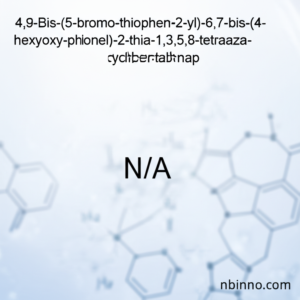 4,9-Bis-(5-bromo-thiophen-2-yl)-6,7-bis-(4-hexyloxy-phenyl)-2-thia-1,3,5,8-tetraaza-cyclopenta[b]nap