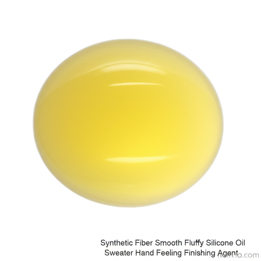 Synthetic Fiber Smooth Fluffy Silicone Oil Sweater Hand Feeling Finishing Agent