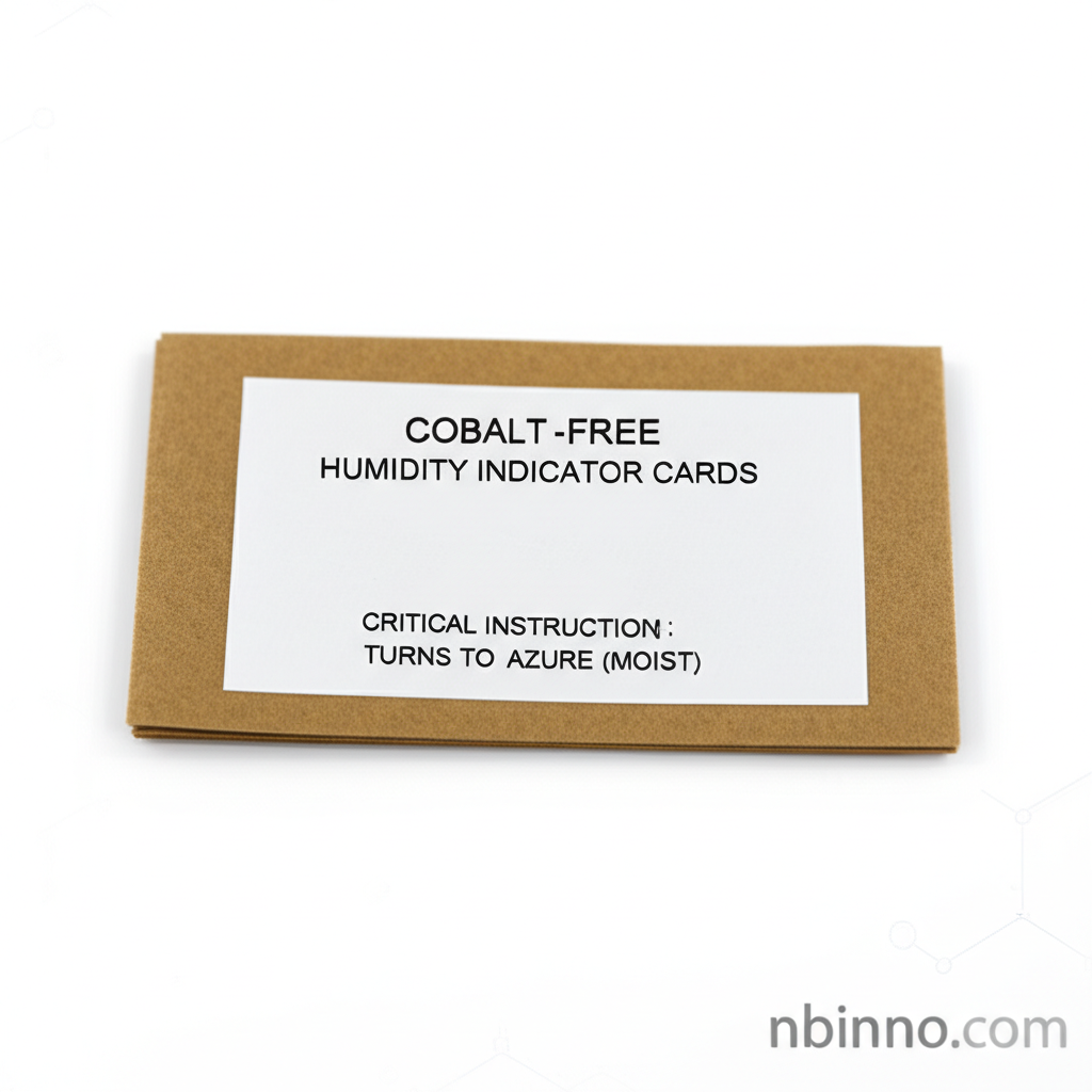 Cobalt-Free Humidity Indicator Cards