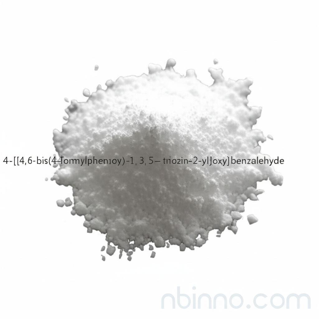 4-[[4,6-bis(4-formylphénoxy)-1,3,5-triazin-2-yl]oxy]benzaldéhyde