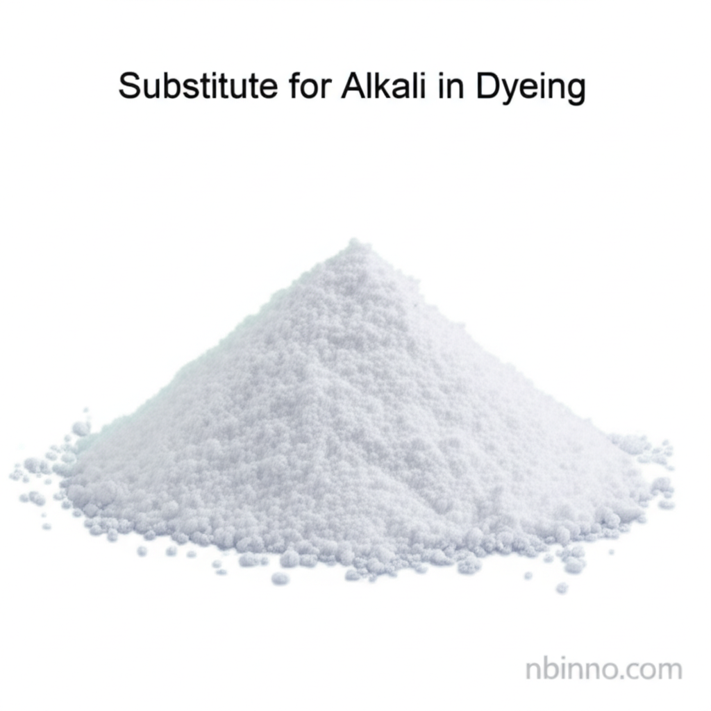 Substitute for Alkali in Dyeing