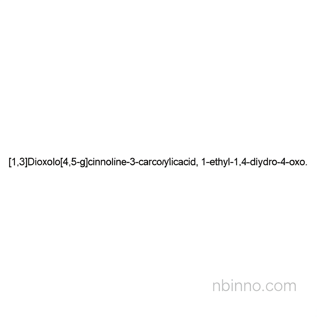 [1,3]Dioxolo[4,5-g]cinnoline-3-carboxylicacid, 1-ethyl-1,4-dihydro-4-oxo-