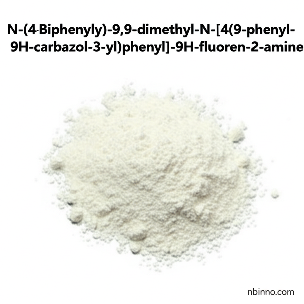 N-(4-Biphenylyl)-9,9-dimethyl-N-[4-(9-phenyl-9H-carbazol-3-yl)phenyl]-9H-fluoren-2-amine