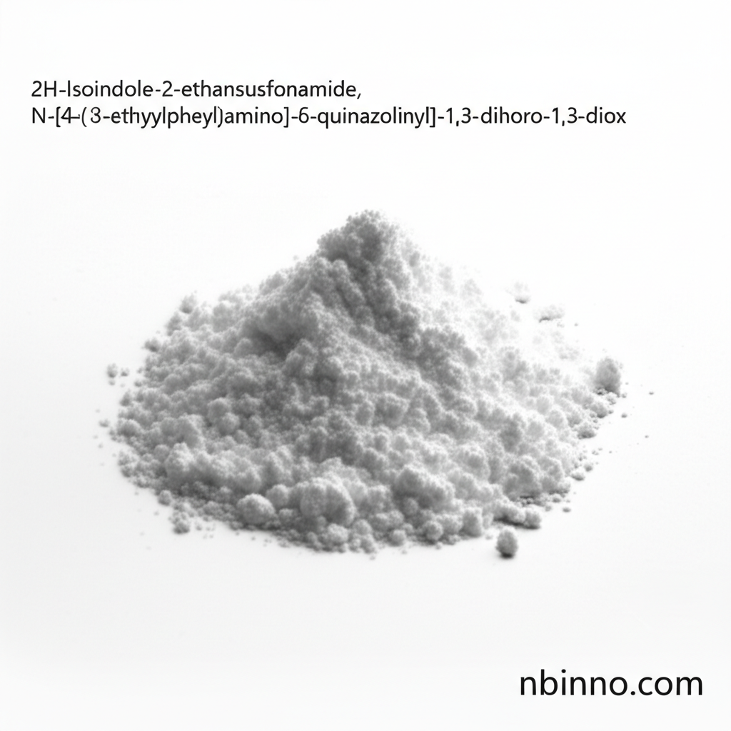 2H-Isoindol-2-etanosulfonamida, N-[4-[(3-etinilfenil)amino]-6-quinazolinil]-1,3-dihidro-1,3-diox