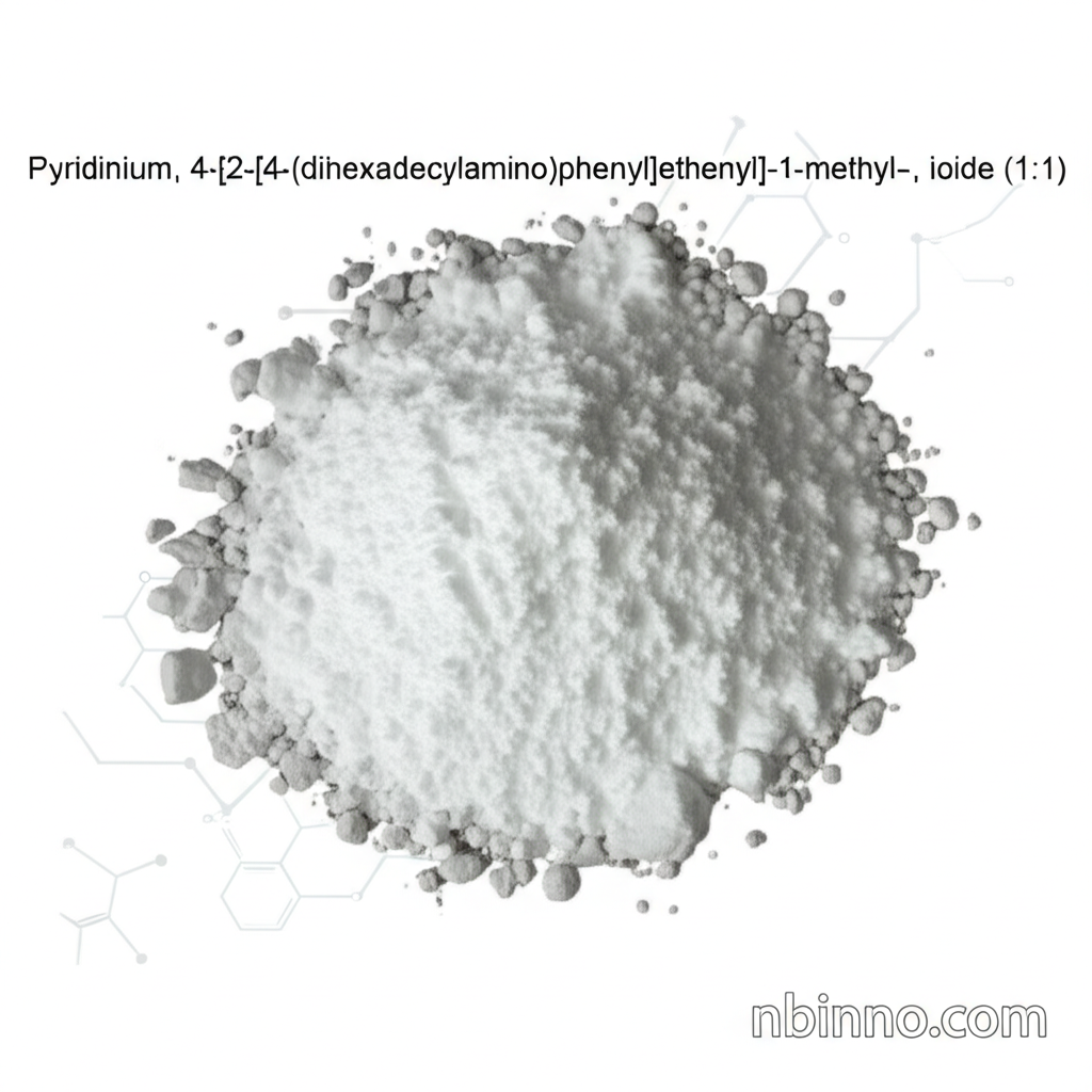 بيريدينيوم، 4-[2-[4-(ثنائي هيكساديسيل أمينو) فينيل] إيثينيل]-1-ميثيل-، يوديد (1:1)